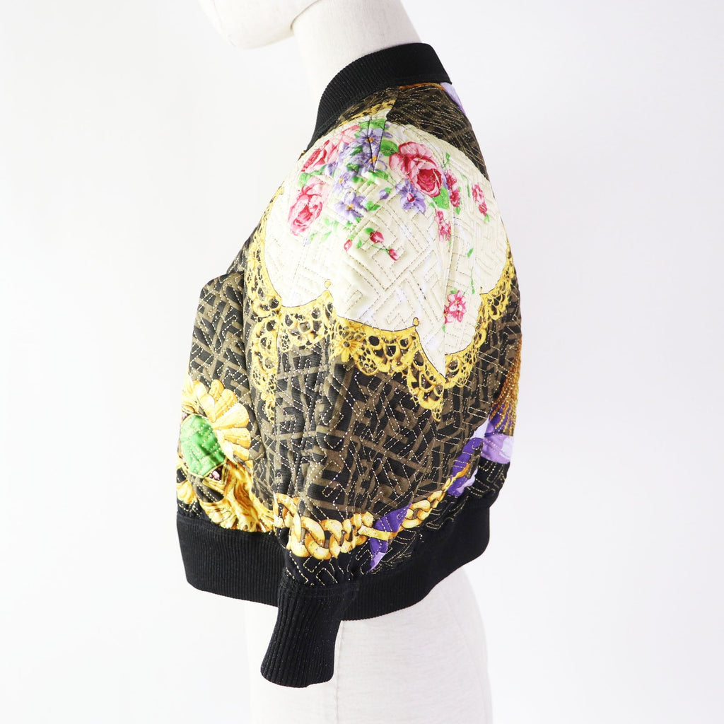 Fendi Versace FF Logo Baroque Blouson Black