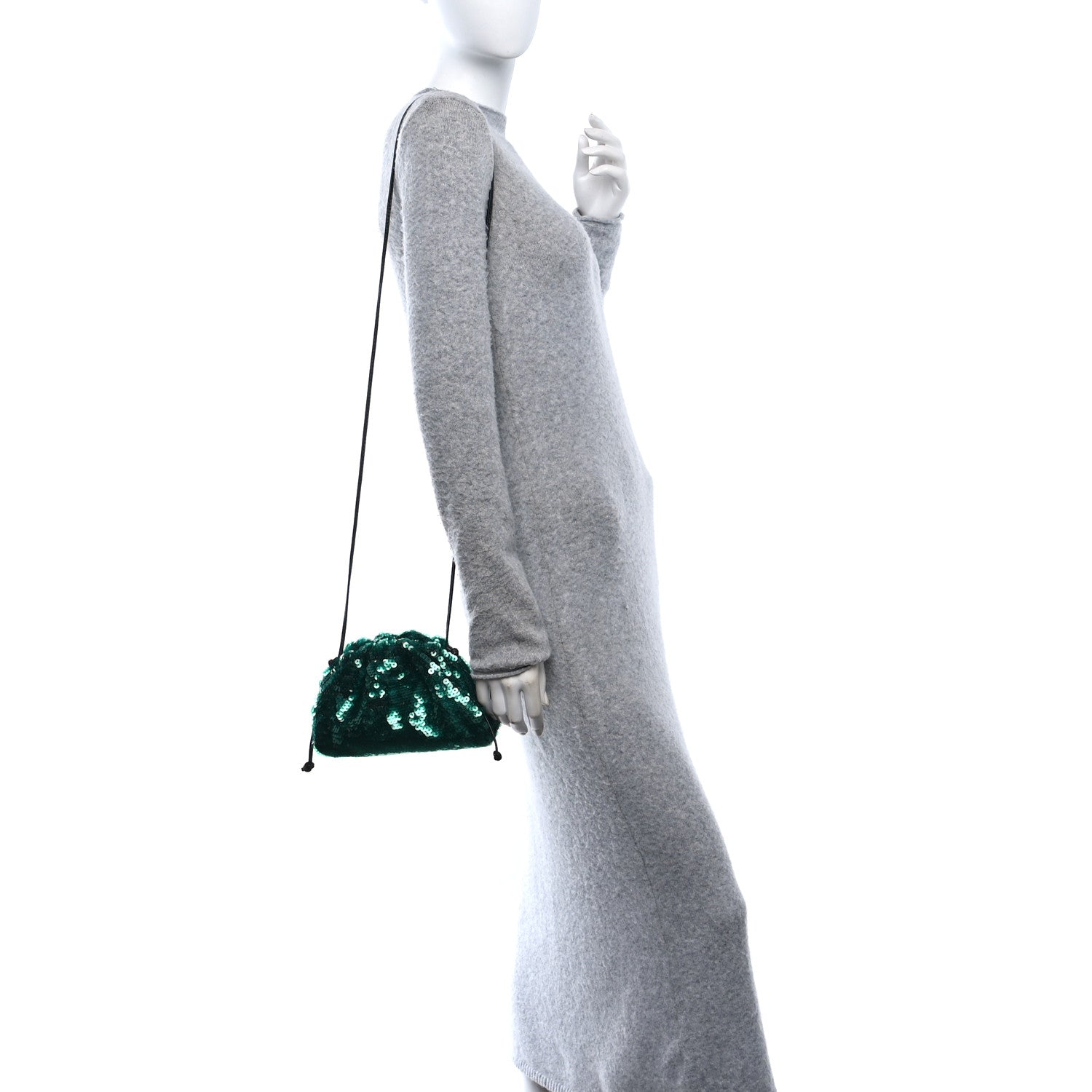 Sequin The Mini Pouch Green