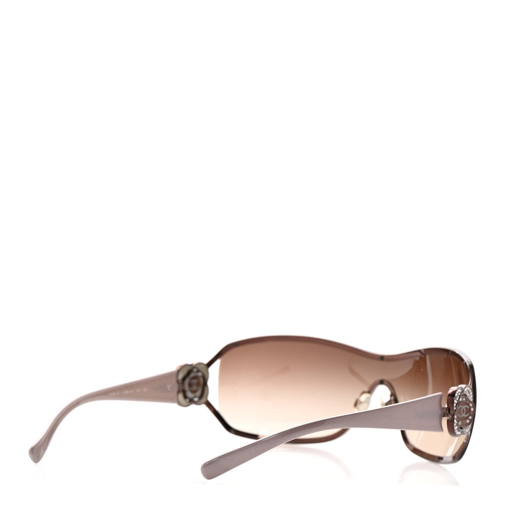 Swarovski Crystal Camellia CC Sunglasses 4164-B Purple