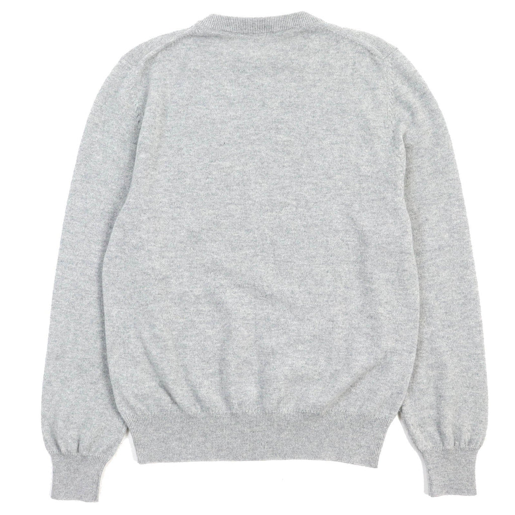 Dior Cashmere CD Interlace Knit Sweater Gray S