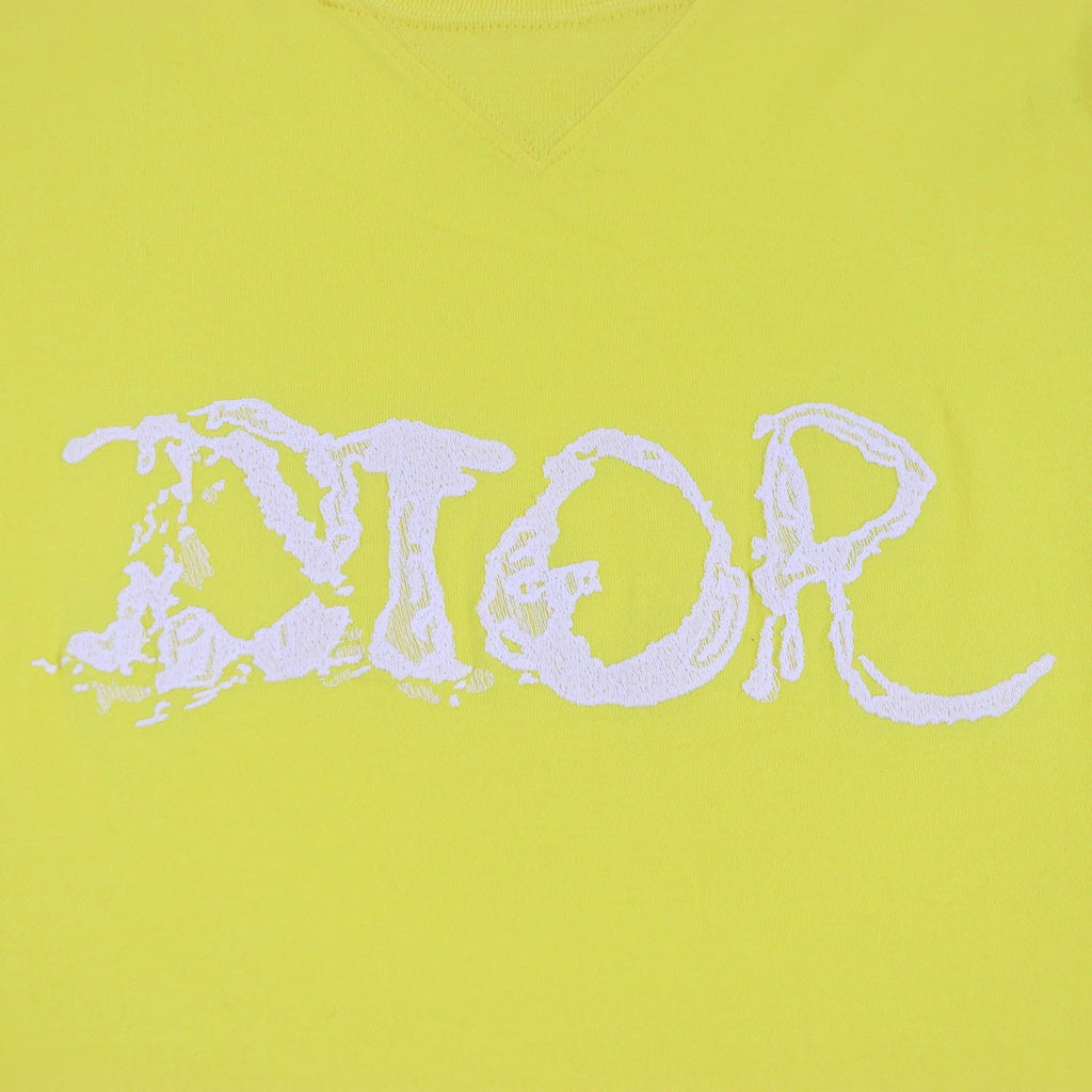 DIOR Peter Doig Logo T-shirt Yellow XL