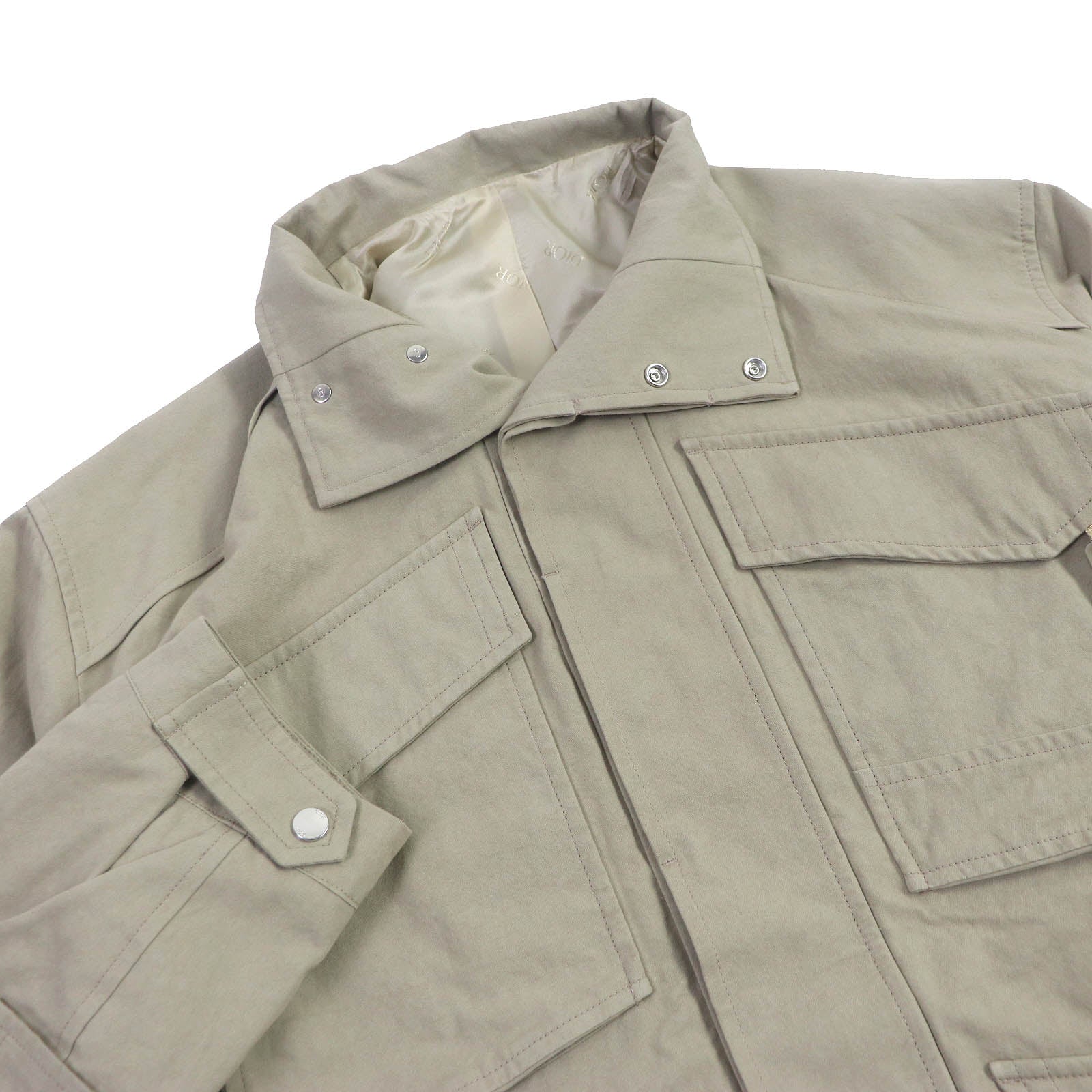 Dior Logo Embroidery Jacket Khaki 48