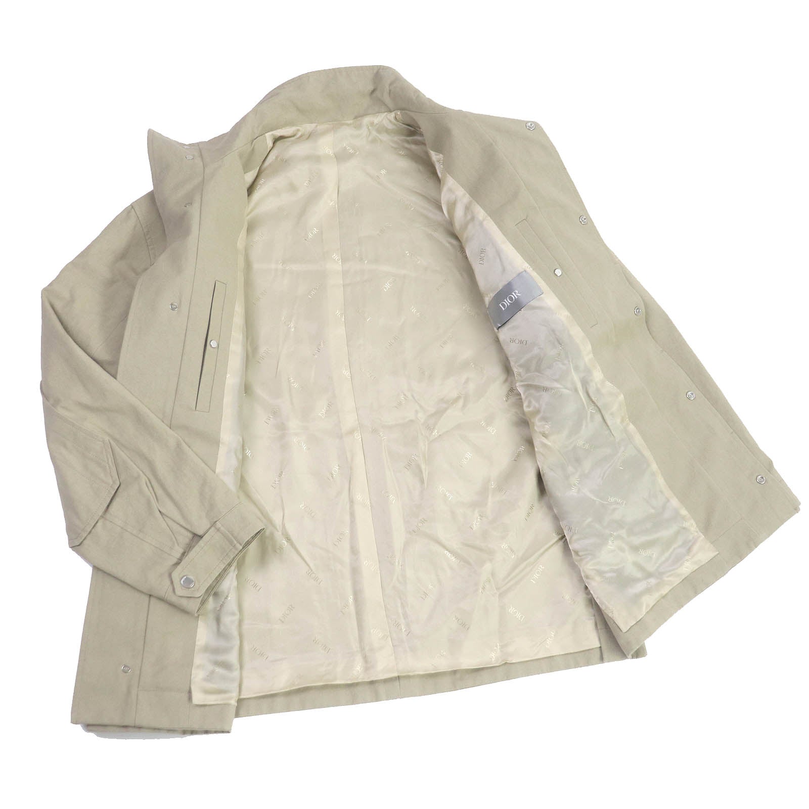 Dior Logo Embroidery Jacket Khaki 48