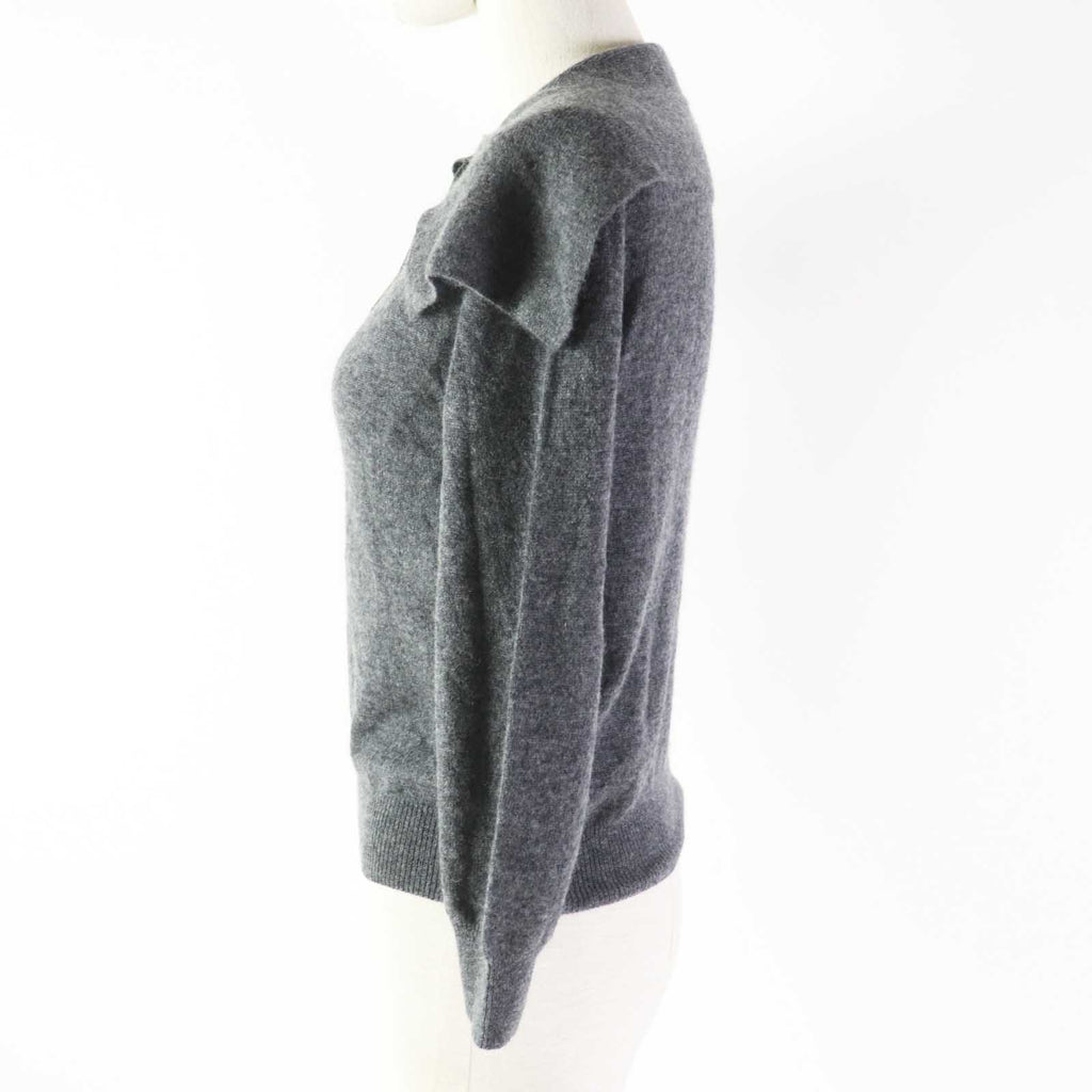 Dior Cashmere Knit CD Logo Pearl Button