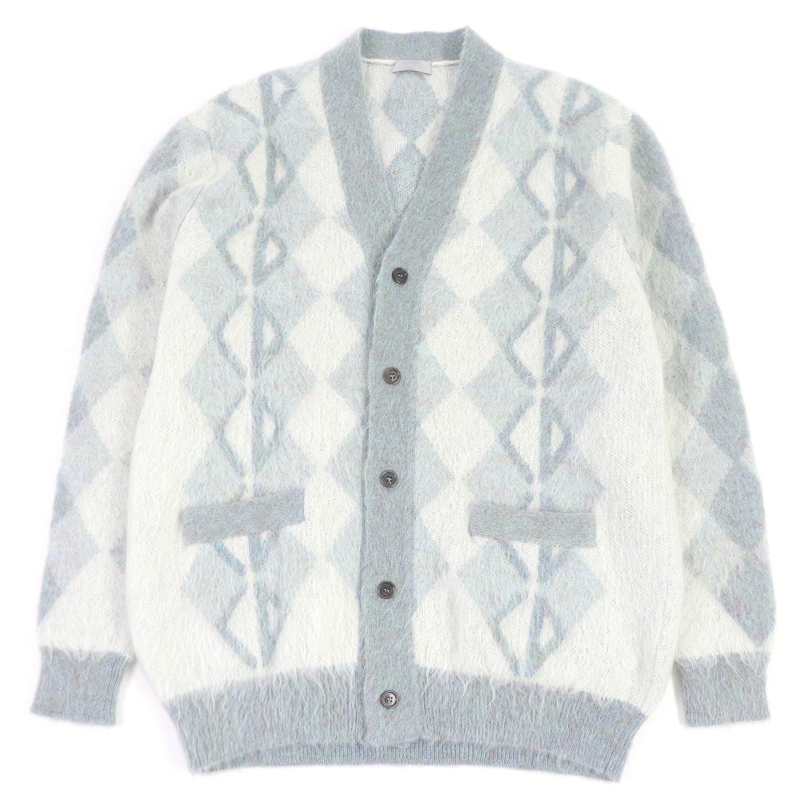 Dior Mohair Nylon Wool igan M Blue