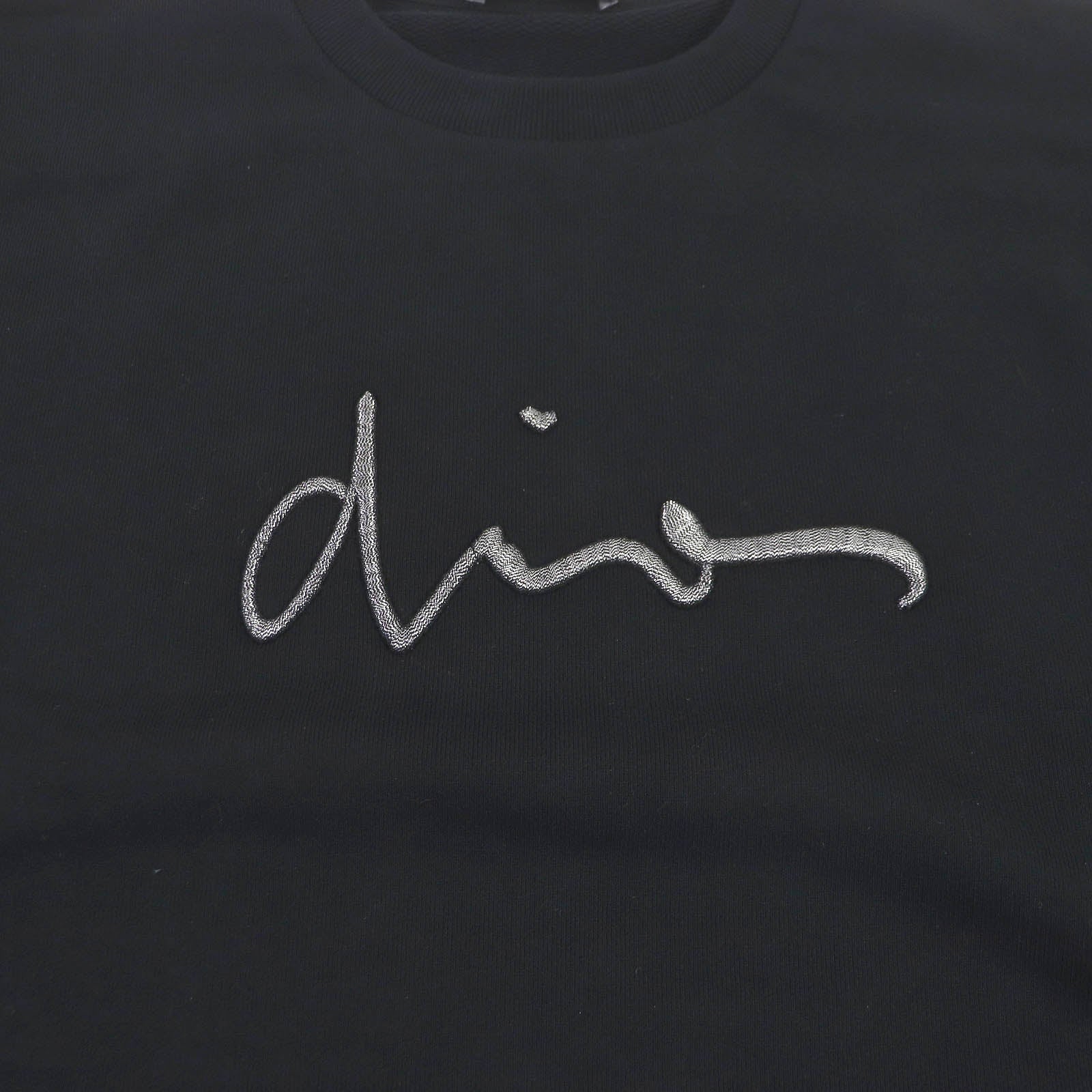 Dior Logo Embroidered Sweatshirt Black S