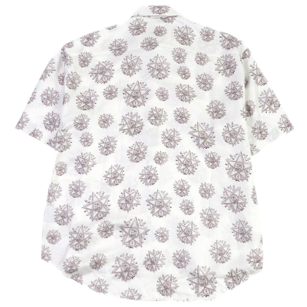Dior Silk Etoile Pattern Short Sleeve Shirt