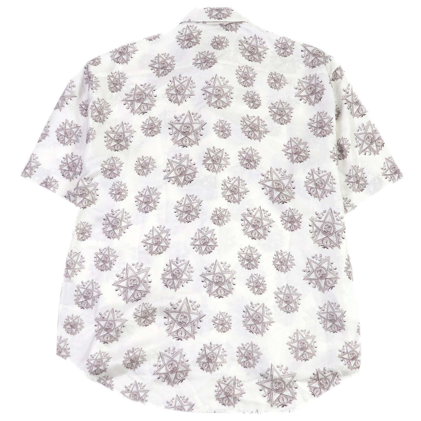 Dior Silk Etoile Pattern Short Sleeve Shirt