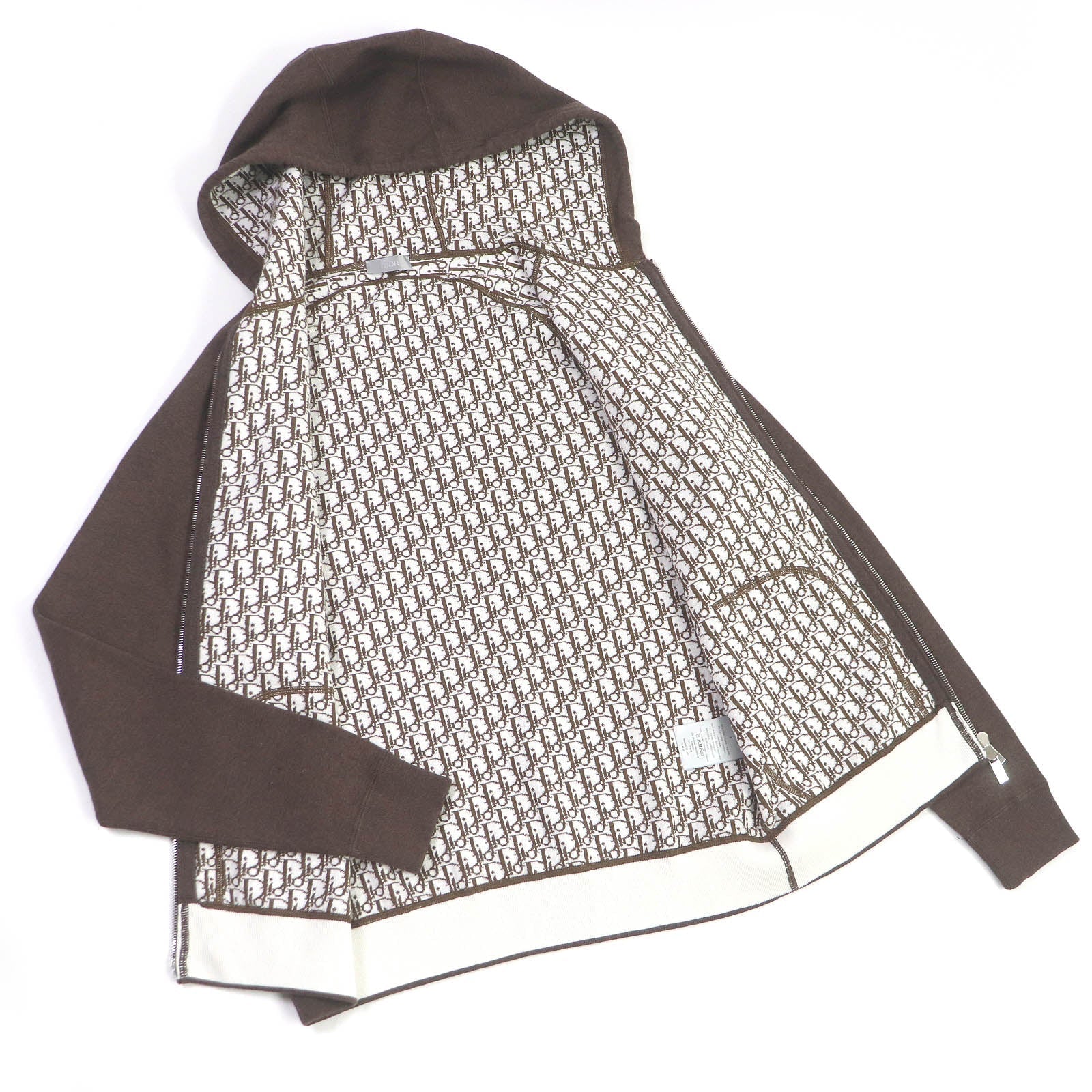 Dior Cotton Cashmere WZIP Parker Hoodie S