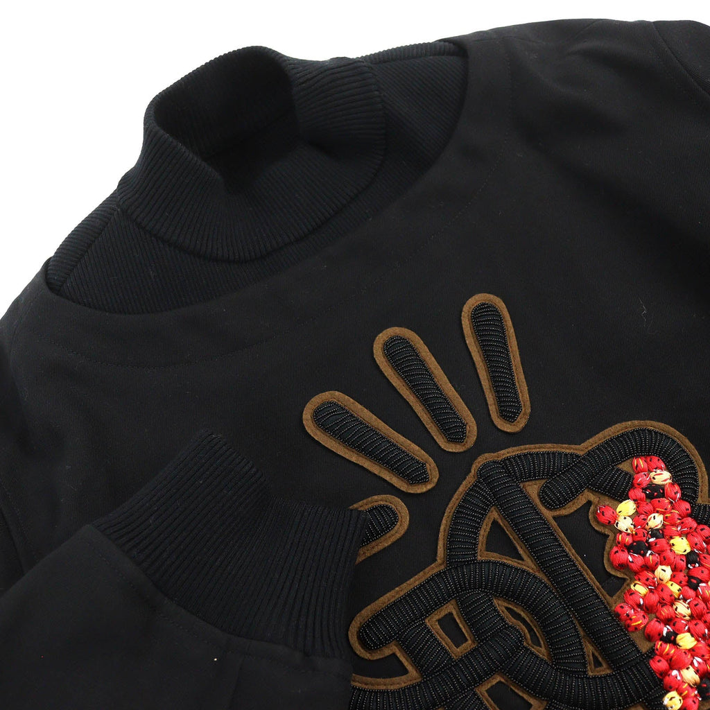 Dior Cactus Jack Mock Neck Anorak Sweatshirt Black