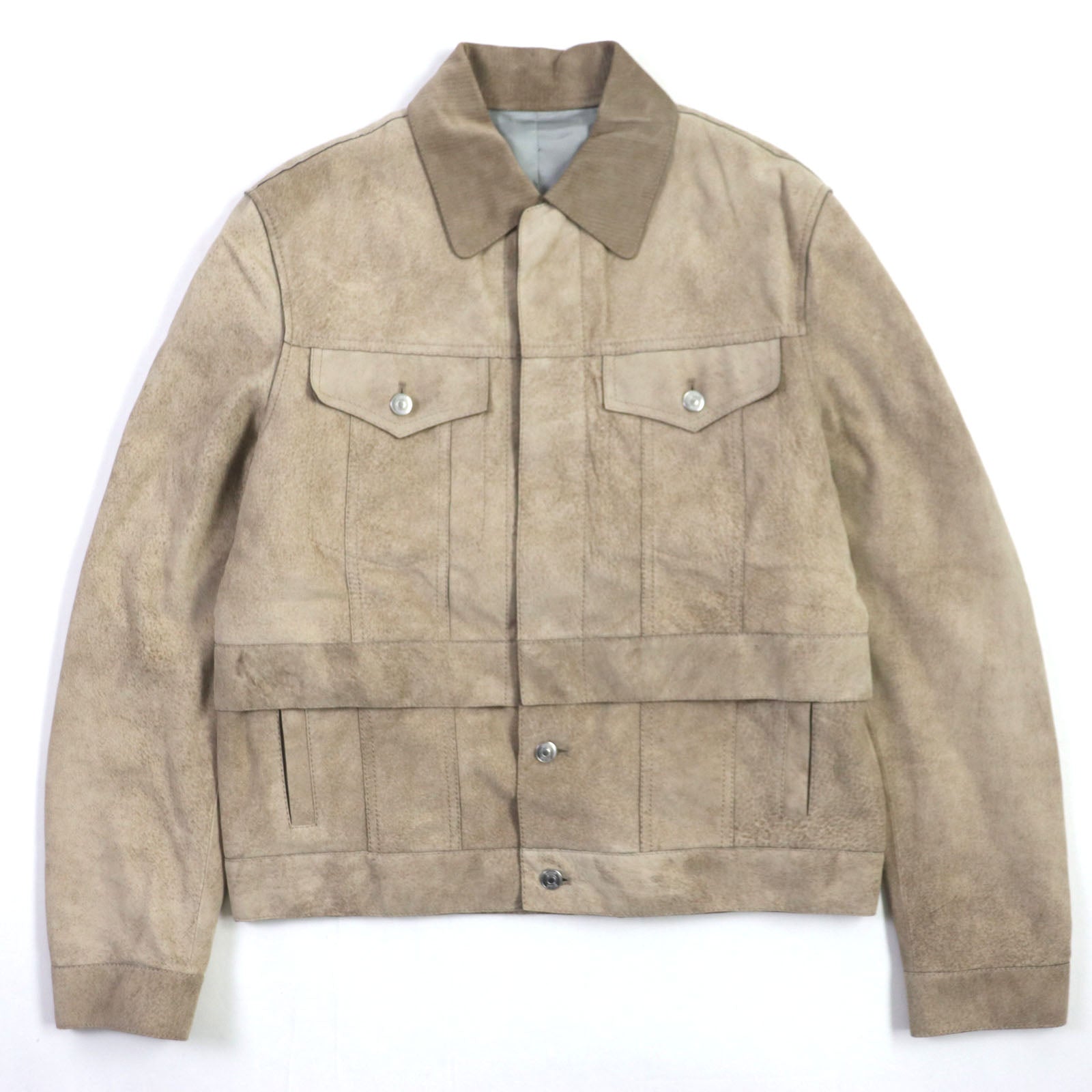 Dior×Cactus Jack Leather Jacket Sheep Leather Jacket