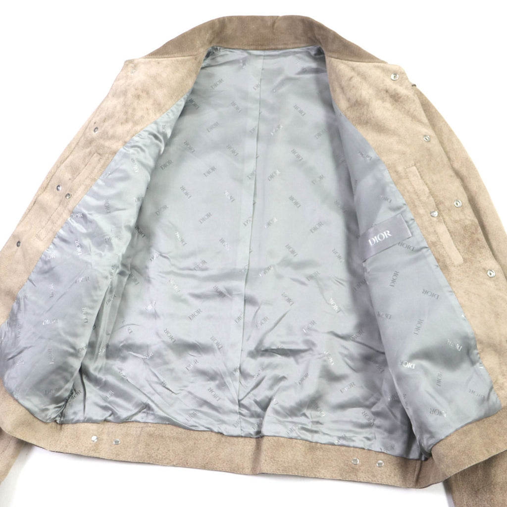 Dior×Cactus Jack Leather Jacket Sheep Leather Jacket