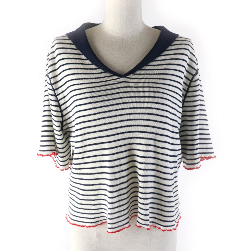 Dior Linen Cashmere Silk Knit Top Women
