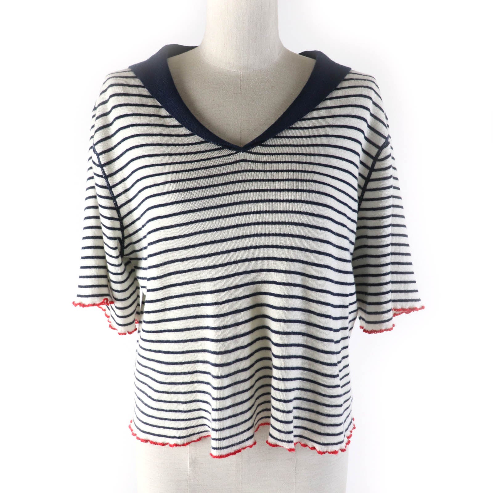 Dior Linen Cashmere Silk Knit Top Women