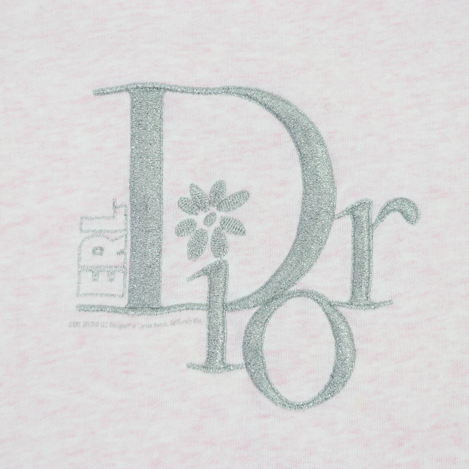 DIOR×ERL Oversized Cotton Nylon Fleece Sweatshirt M