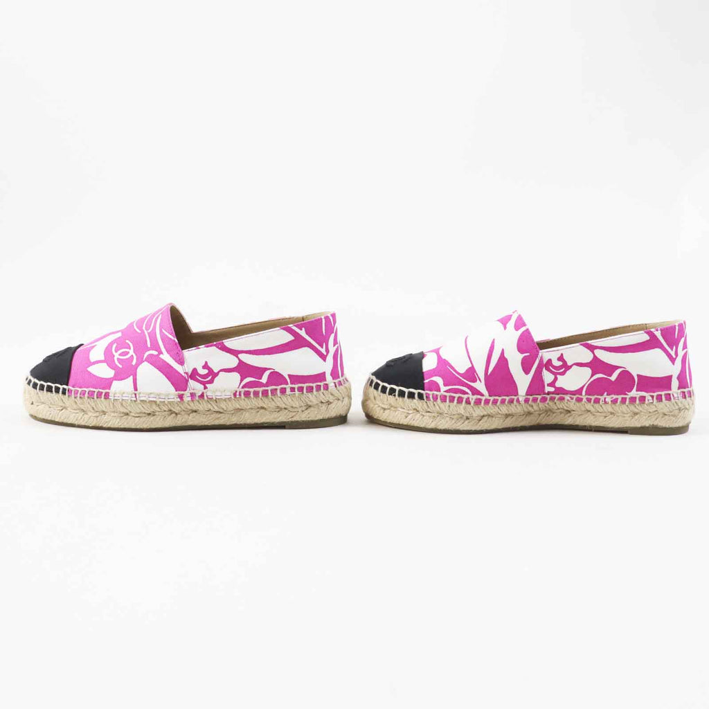 Chanel COCO Mark Espadrilles Canvas Jute 36