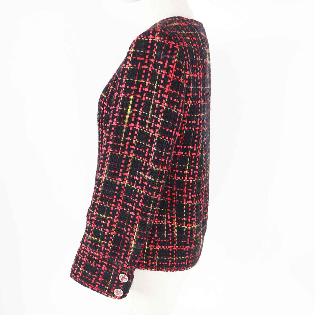 Chanel Tweed No Collar Jacket P73176