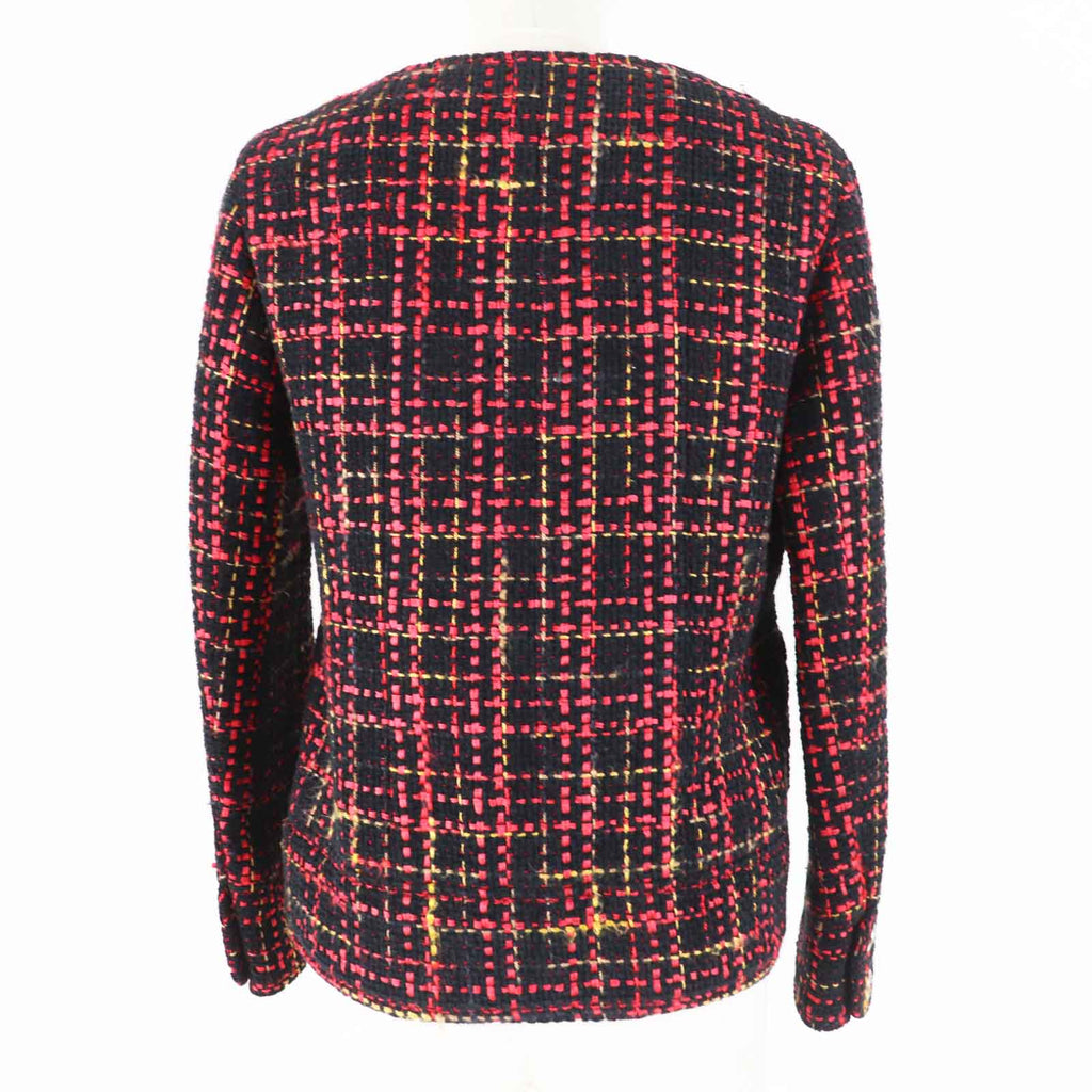 Chanel Tweed No Collar Jacket P73176