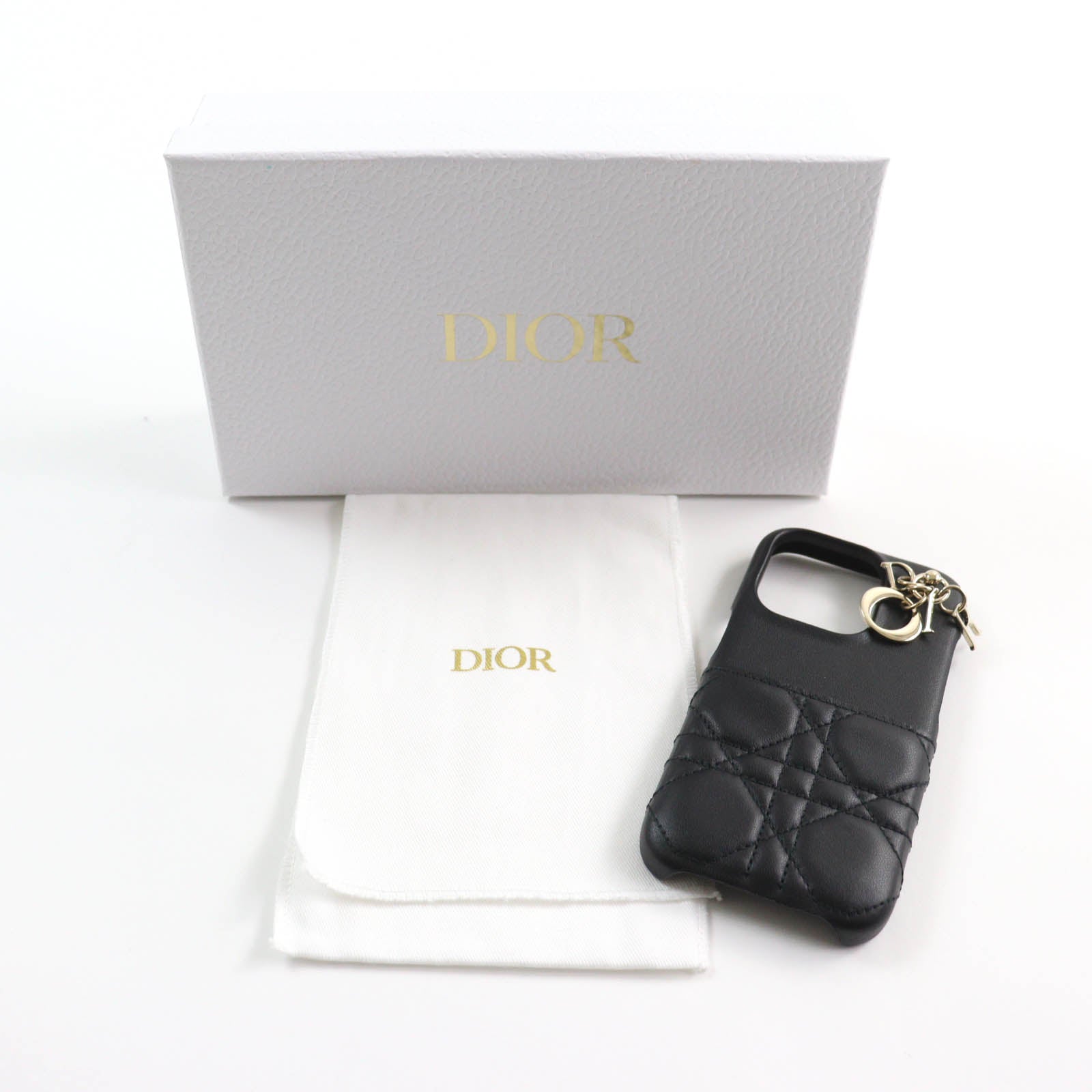 Dior Lady Dior Cannage iPhone 15 Pro Case