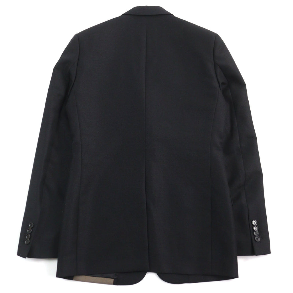 Dior Wool Mohair Single Tailored Jacket Black Beige