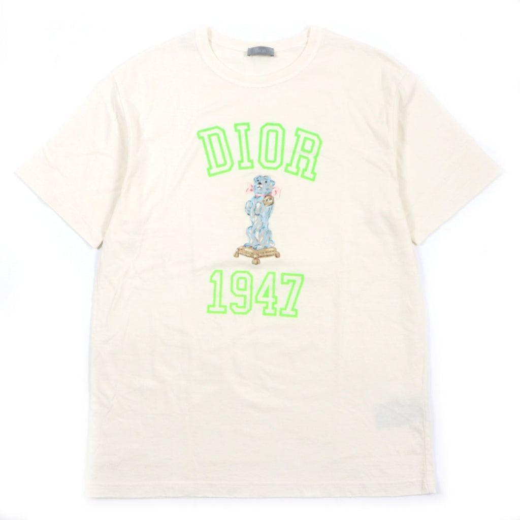 Dior Bobby Cotton Nylon Logo Crew Neck T-Shirt M