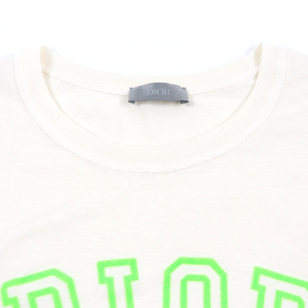 Dior Bobby Cotton Nylon Logo Crew Neck T-Shirt M