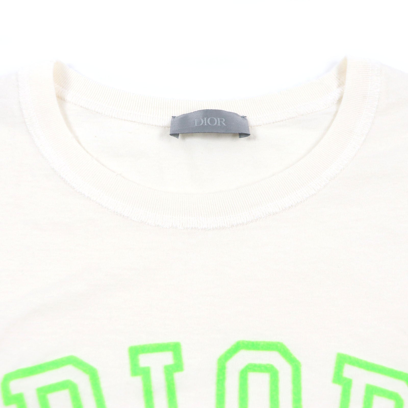 Dior Bobby Cotton Nylon Logo Crew Neck T-Shirt M