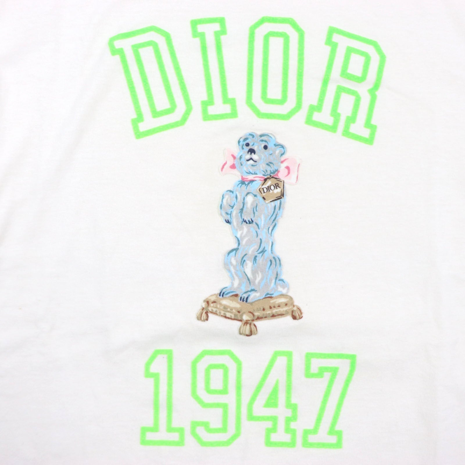 Dior Bobby Cotton Nylon Logo Crew Neck T-Shirt M