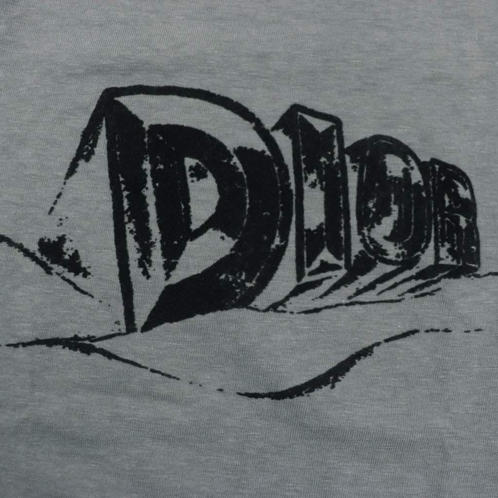 Dior Slub Cotton Jersey T-Shirt Gray S