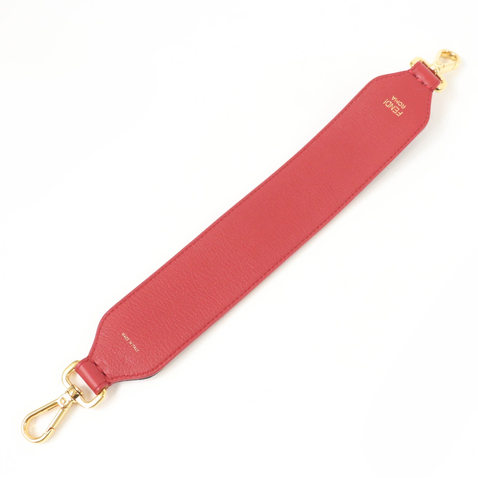 Fendi Mini Strap Velor FF Logo Leather