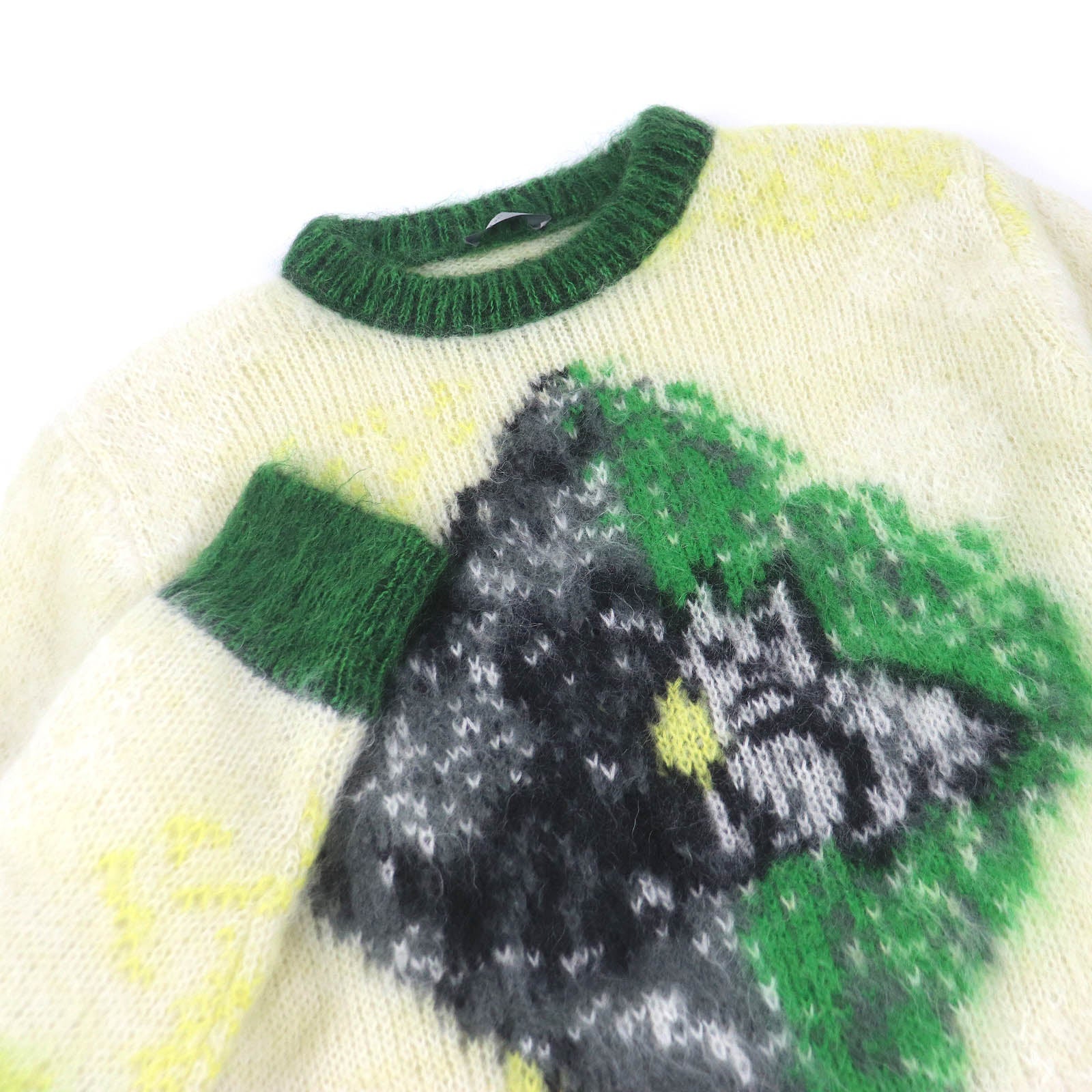 DIOR Mohair Nylon Animal Sweater S
