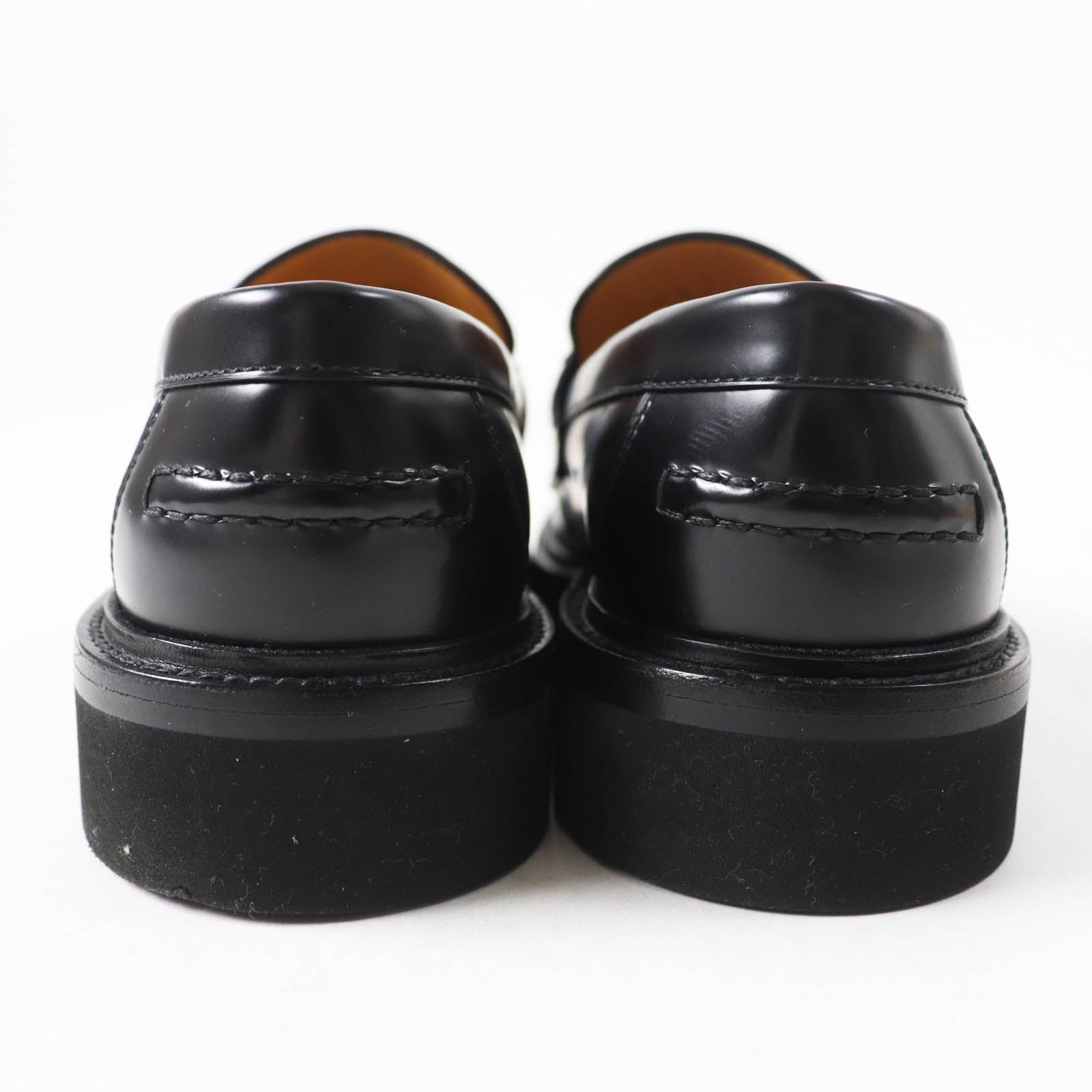 Dior Leather Loafers Black 35 Women