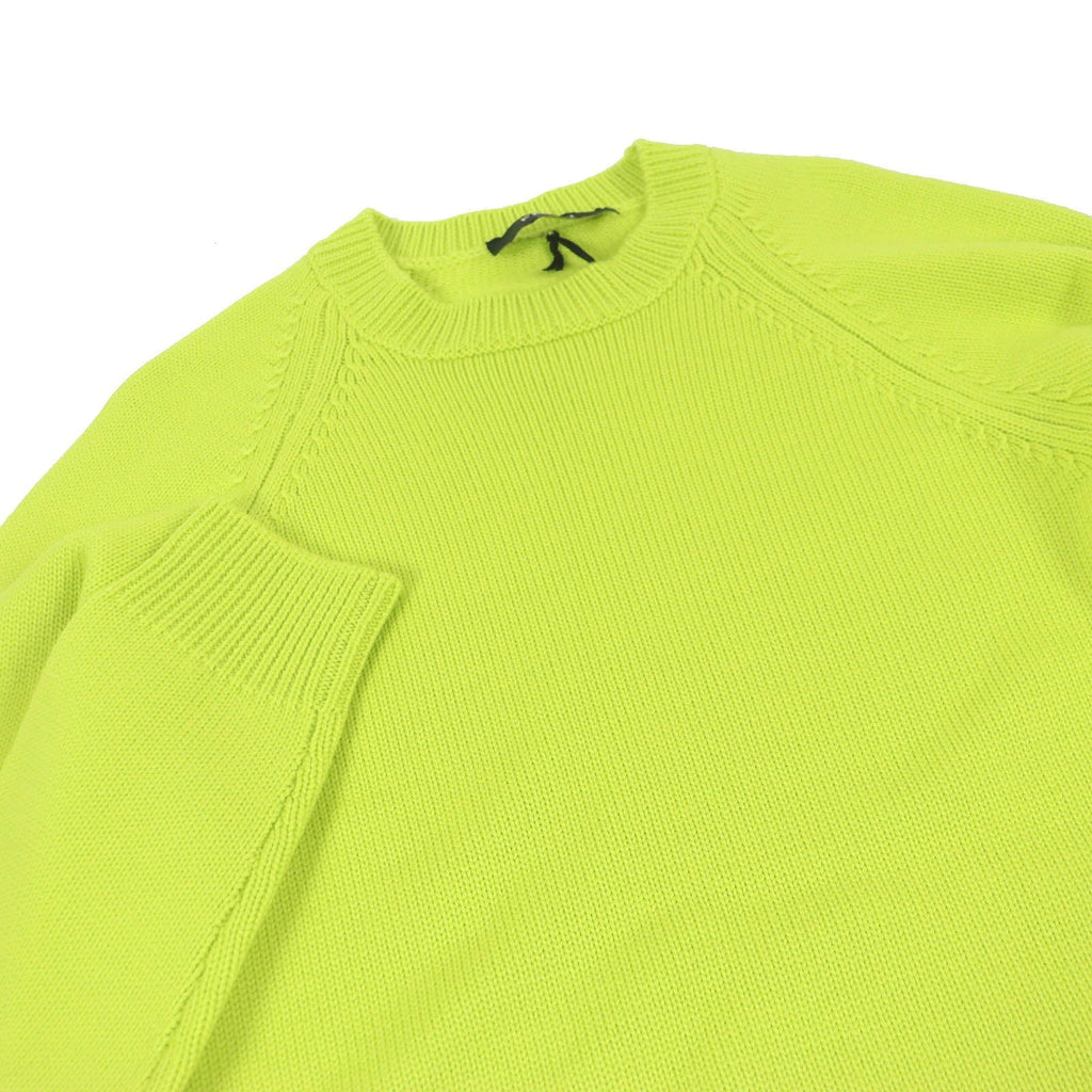 Fendi Wool Crew Neck Sweater Lime Green
