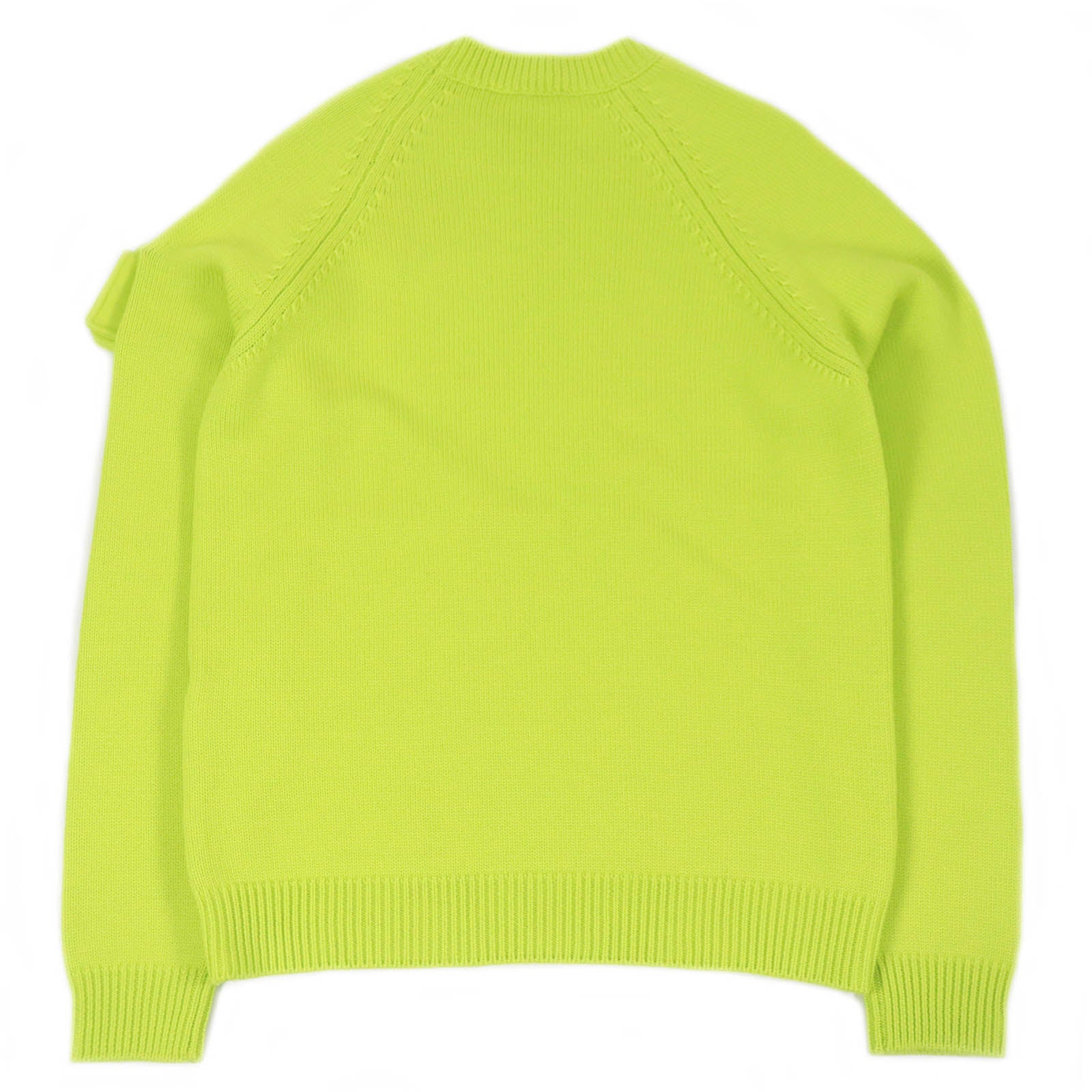 Fendi Wool Crew Neck Sweater Lime Green