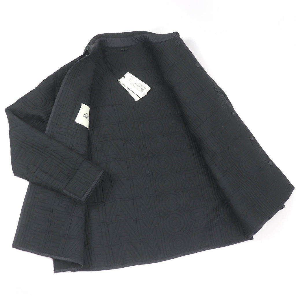 FENDI MARC JACOBS Logo Quilted Jacket Black