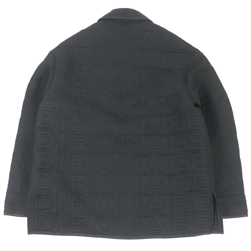 FENDI MARC JACOBS Logo Quilted Jacket Black