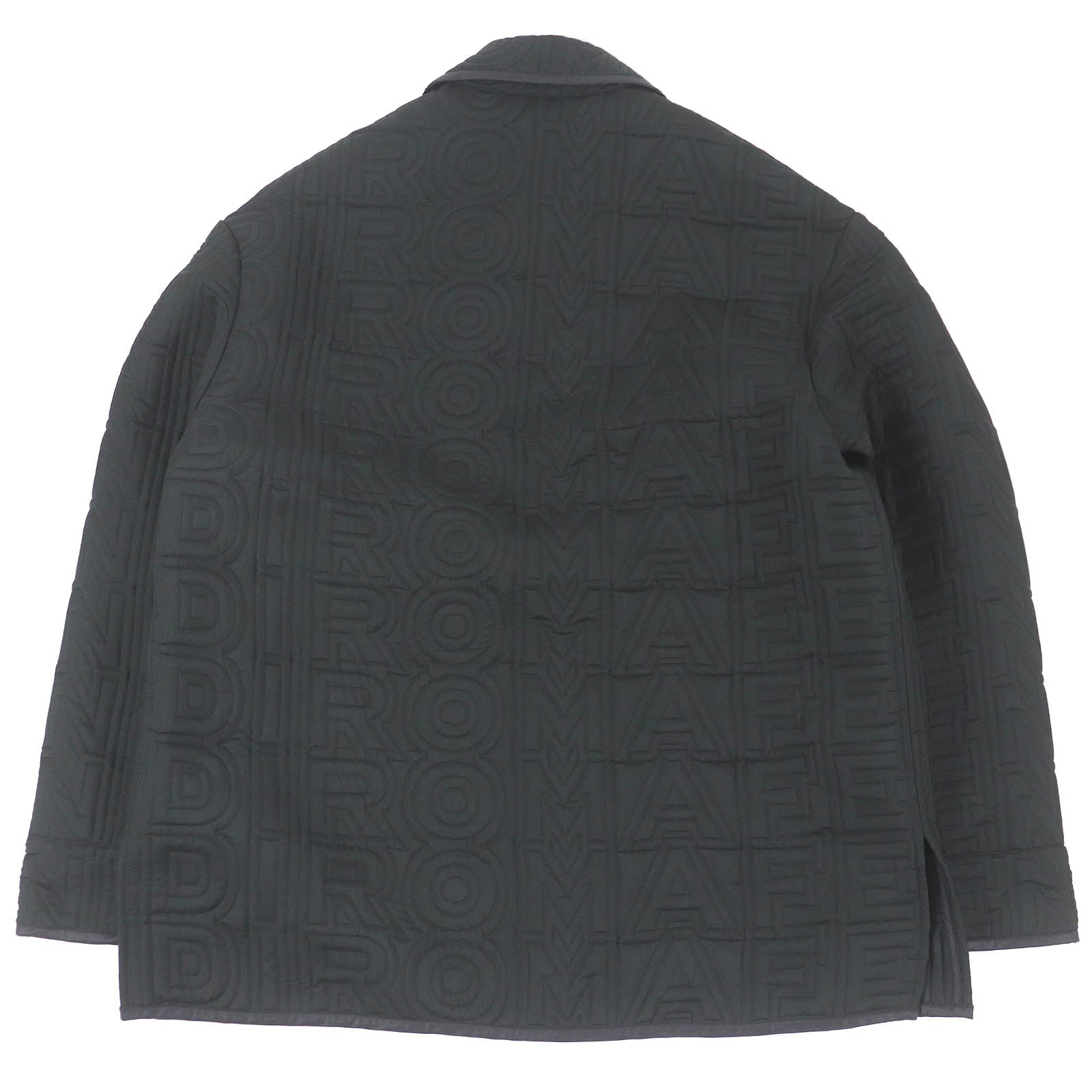 FENDI MARC JACOBS Logo Quilted Jacket Black