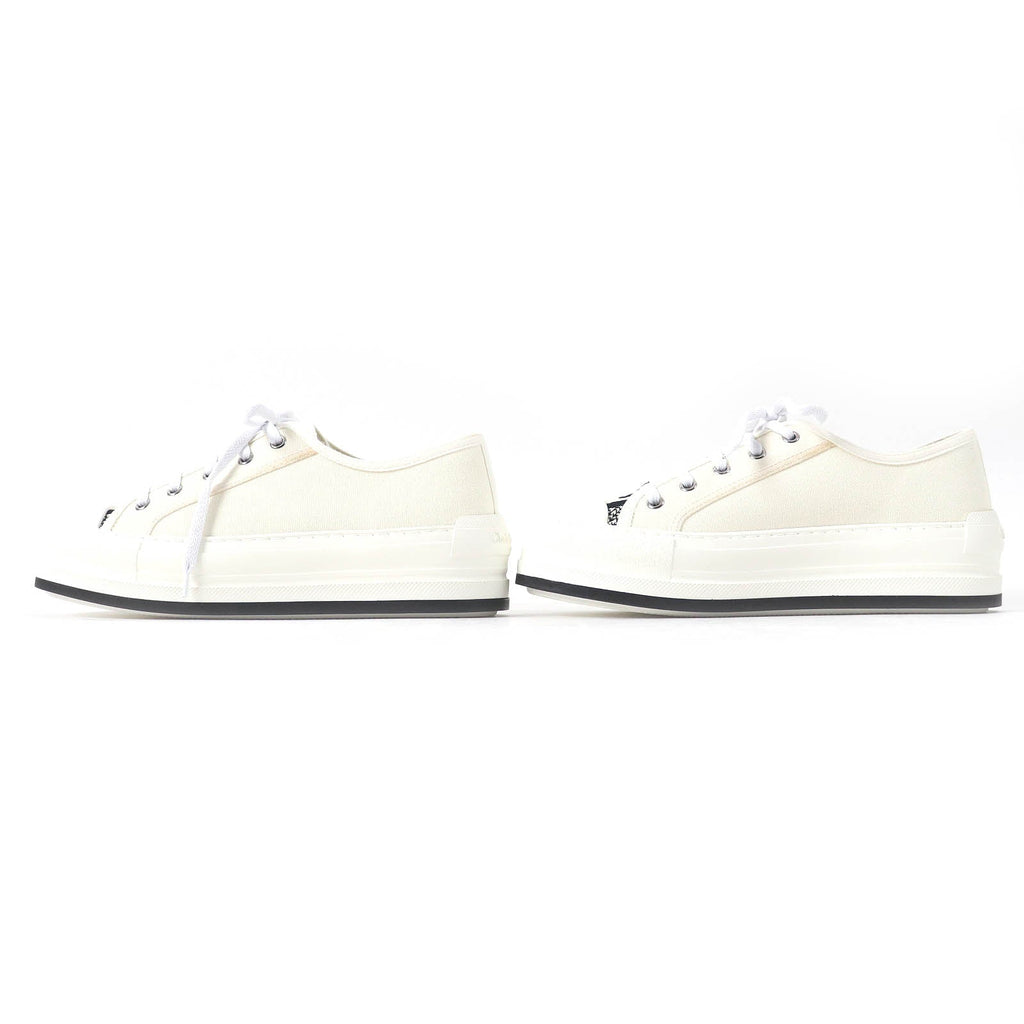 Dior Walk'n'Dior Jacquard Logo Sneakers Ivory