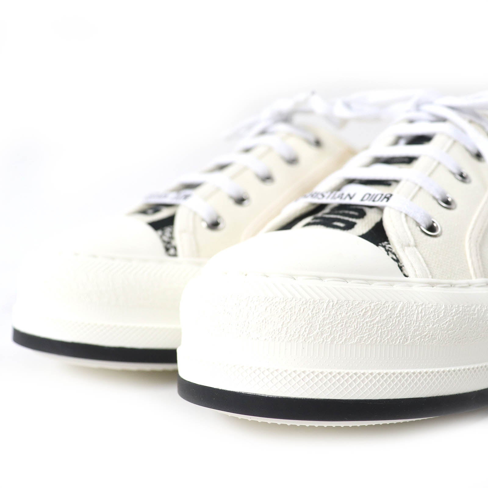 Dior Walk'n'Dior Jacquard Logo Sneakers Ivory