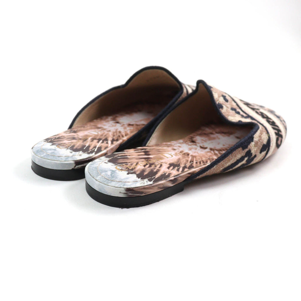 Dior Jacquard Mules Slip-on Shoes
