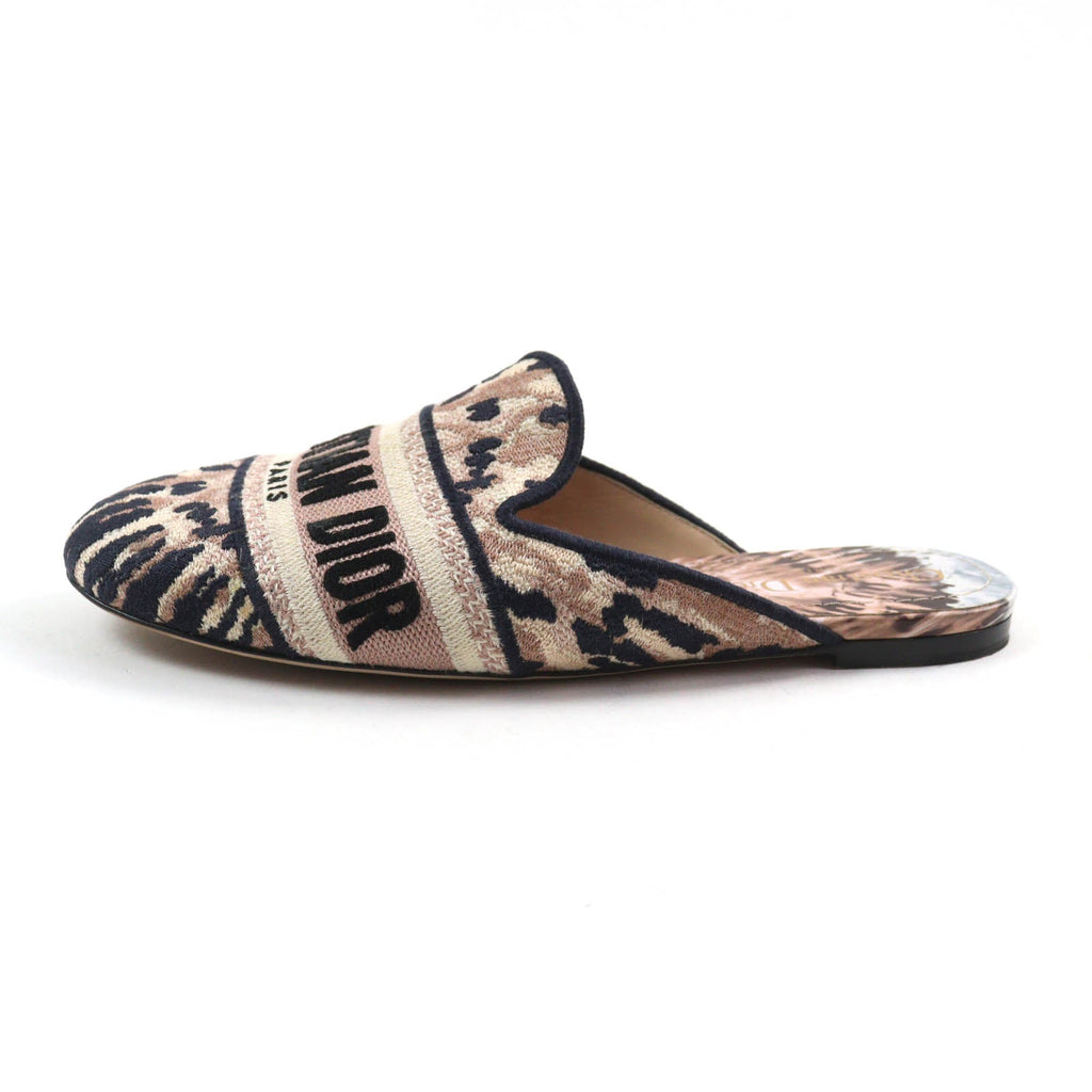 Dior Jacquard Mules Slip-on Shoes