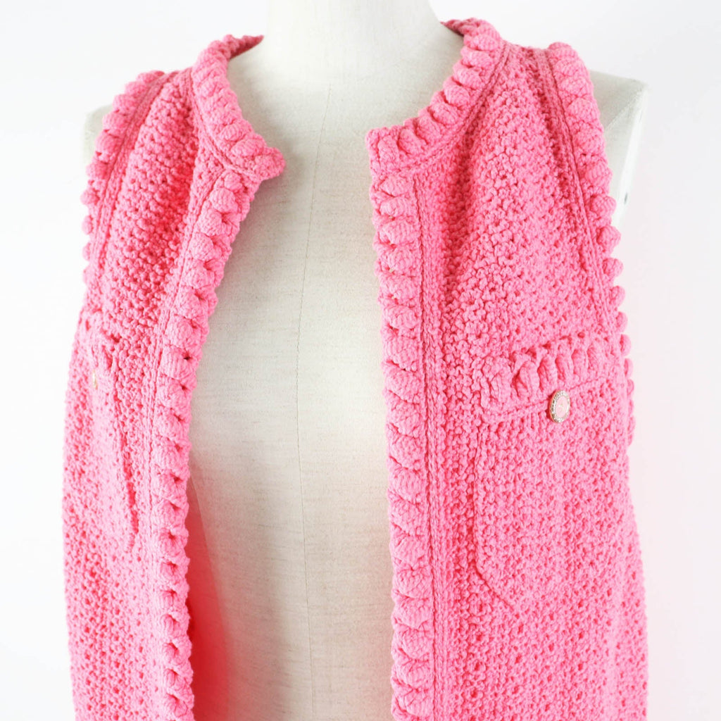 Chanel Cotton Polyamide Long Gilet 34