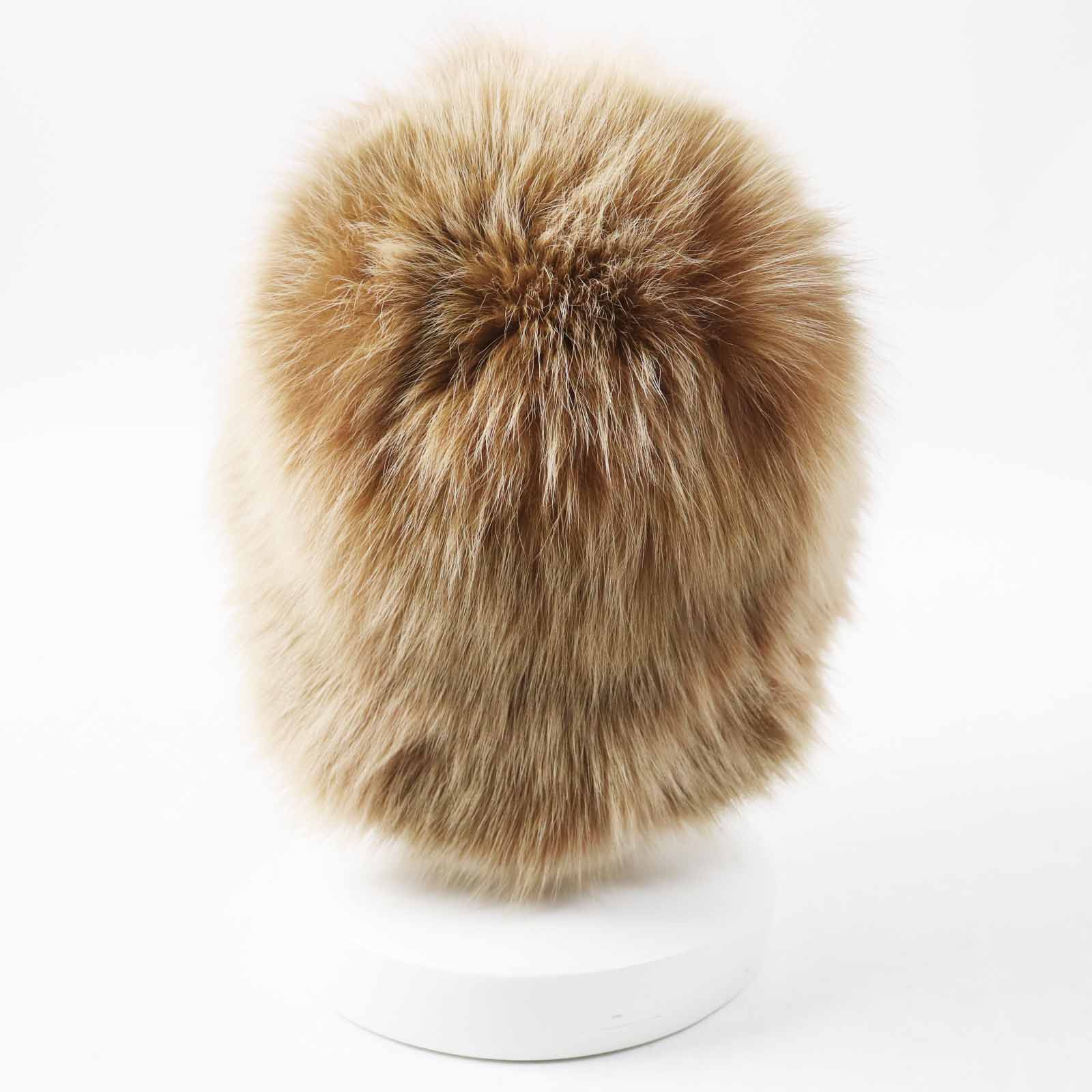Fendi Zucca Pattern Fox Bucket Hat