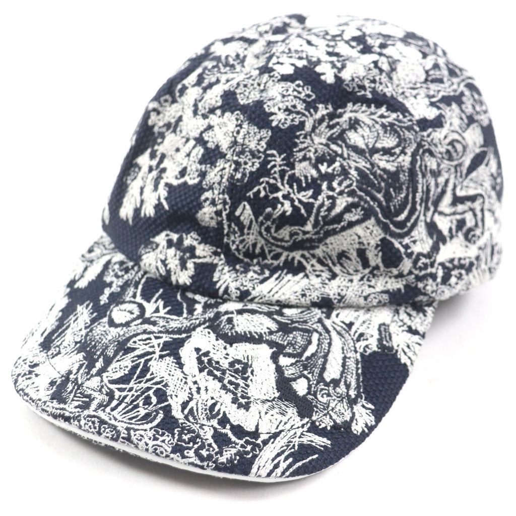 Christian Dior Toile du Jouy D-PLAYER Cotton Polyethylene Hat
