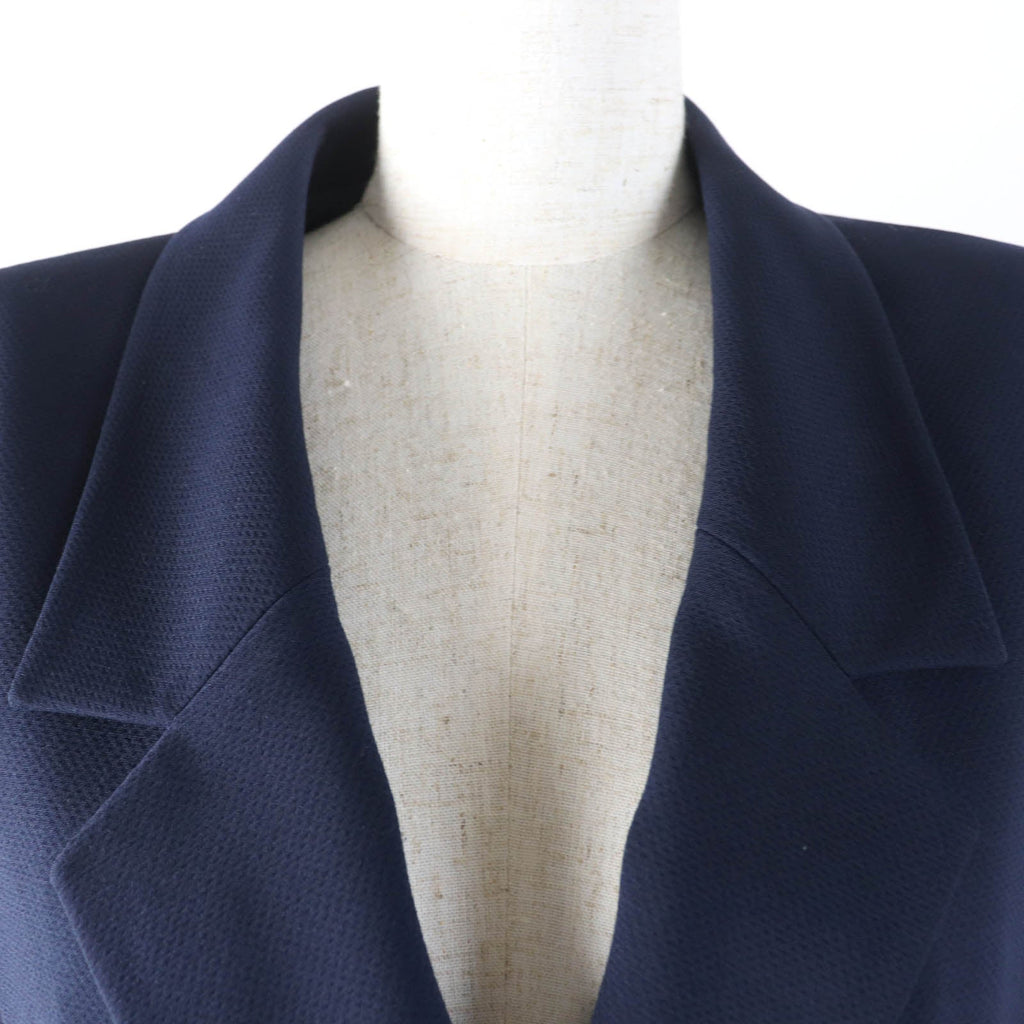 Chanel COCO Mark Button Wool 2way Jacket Skirt