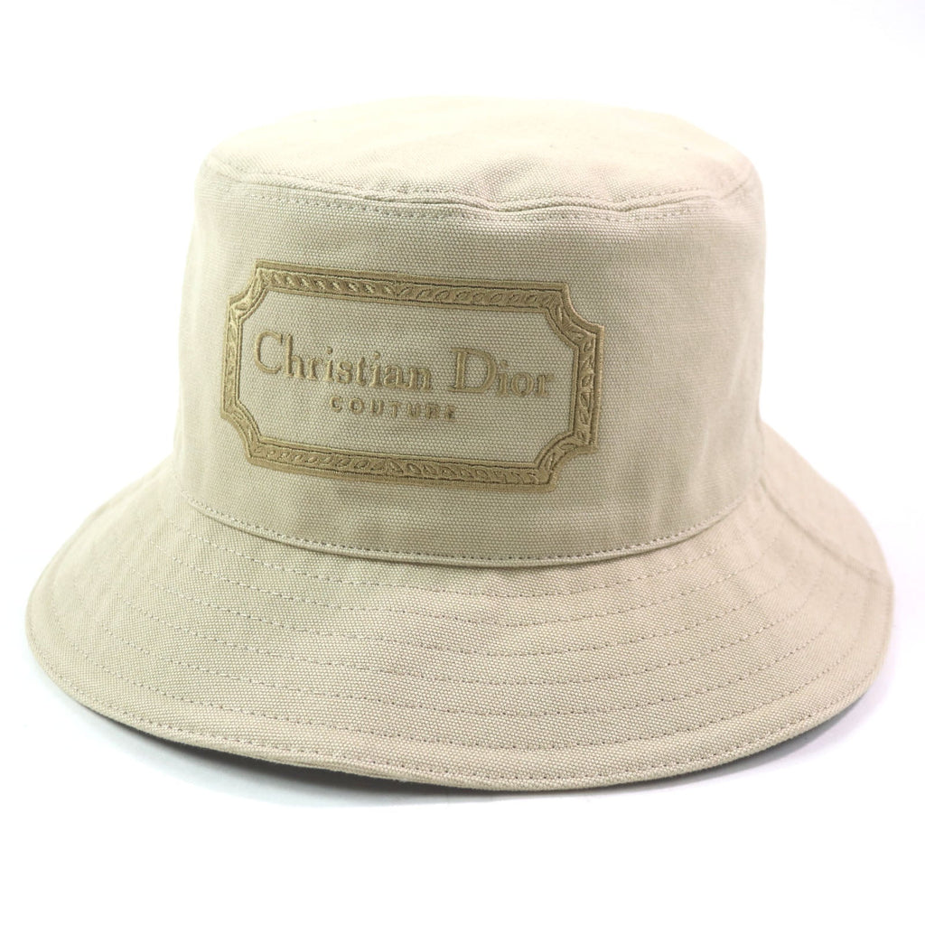 Dior Dior logo Embroidered Cotton Bucket Hat