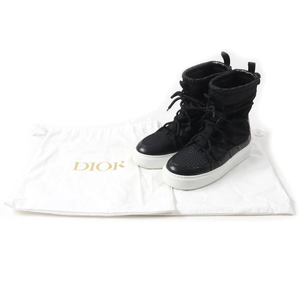 Christian Dior DIOR SOLAR Leather Mesh Boots