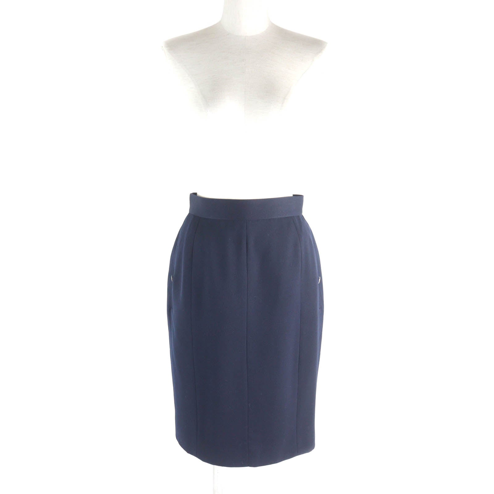 Chanel P04471 Wool Skirt