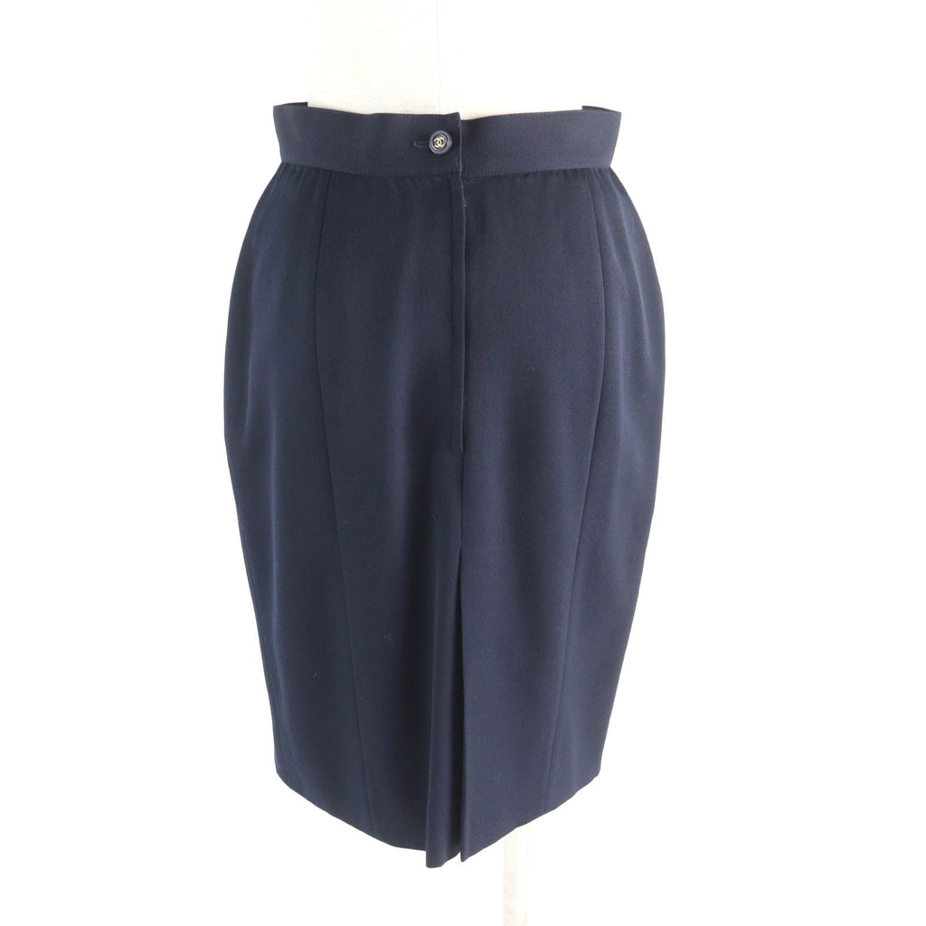 Chanel P04471 Wool Skirt