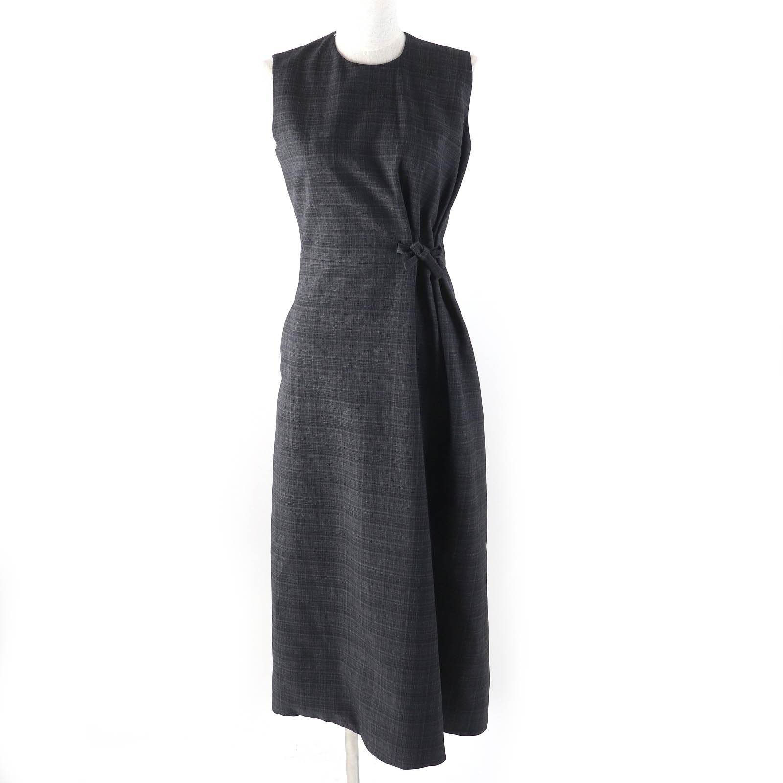 Christian Dior Checked Wool Silk Dress